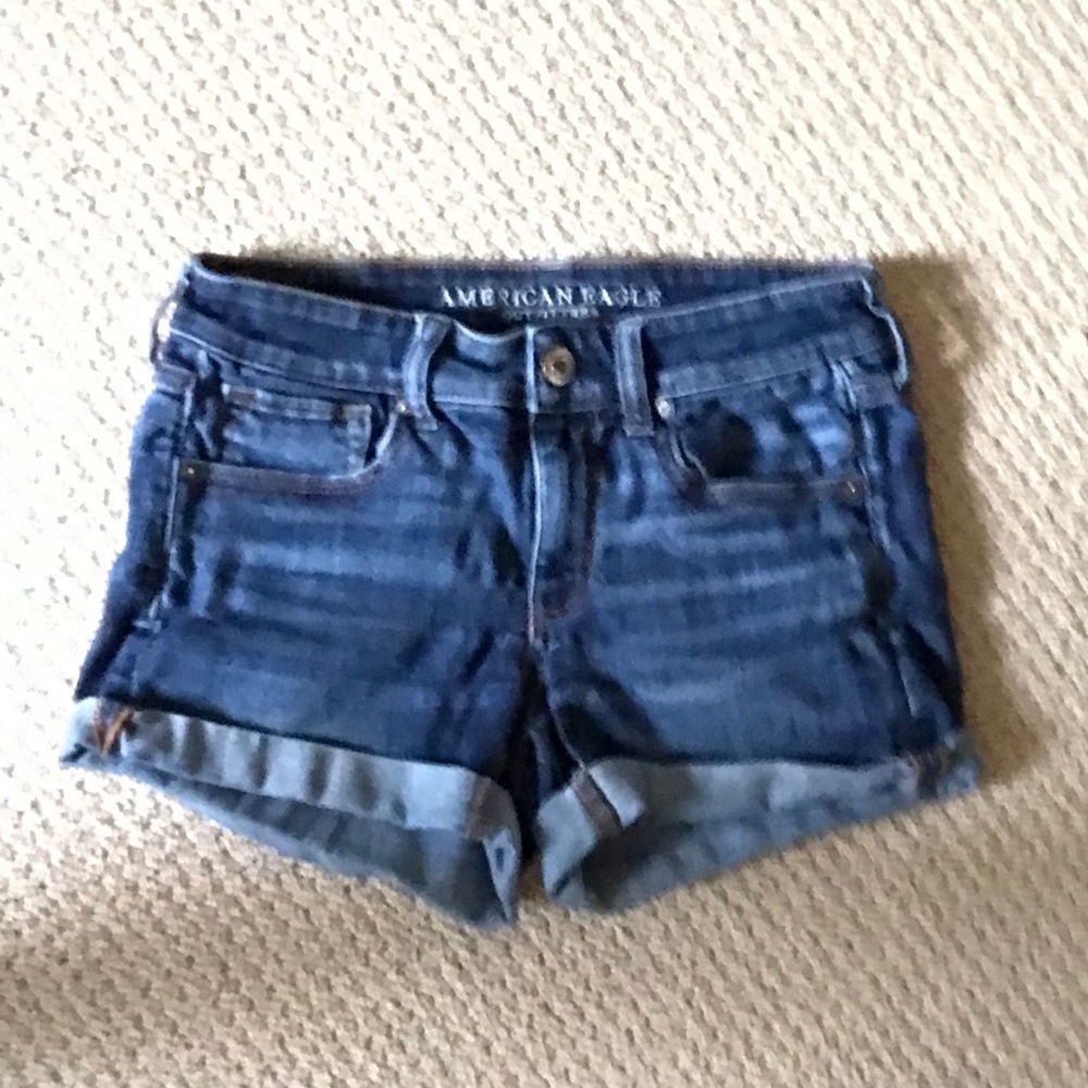 Midi Denim Shorts